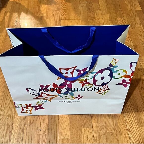 Authentic LOUIS VUITTON XL shopping bag 23x17x10 - Picture 2 of 3